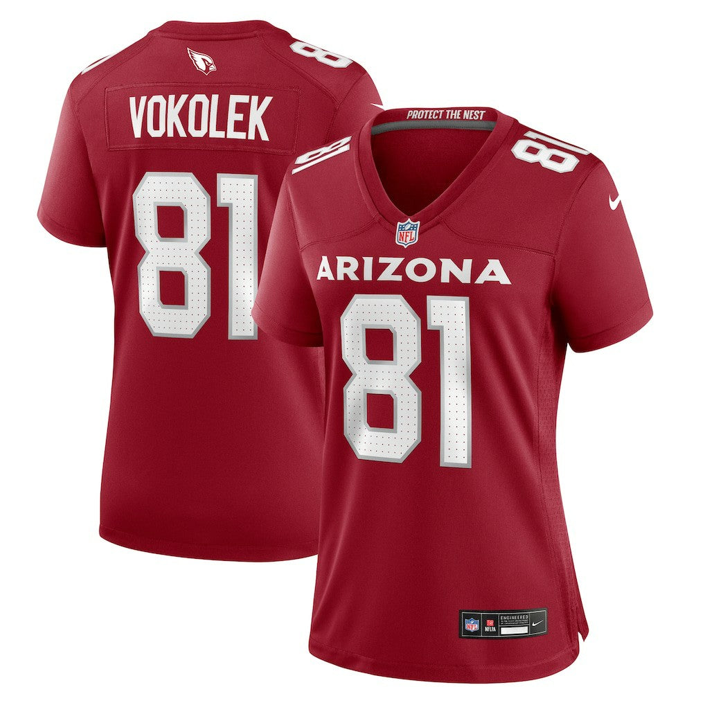 Travis Vokolek Arizona Cardinals Women's Game Jersey - Cardinal cheap