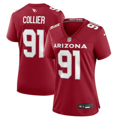 L.J. Collier Arizona Cardinals Women's Game Jersey - Cardinal for sale