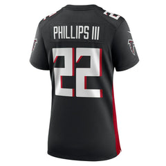 Clark Phillips III Atlanta Falcons Women's Game Jersey - Black on sale