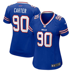 DeWayne Carter Buffalo Bills Women's Game Jersey - Royal cheap