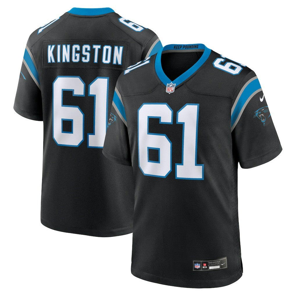 Jarrett Kingston Carolina Panthers Game Jersey - Black discount