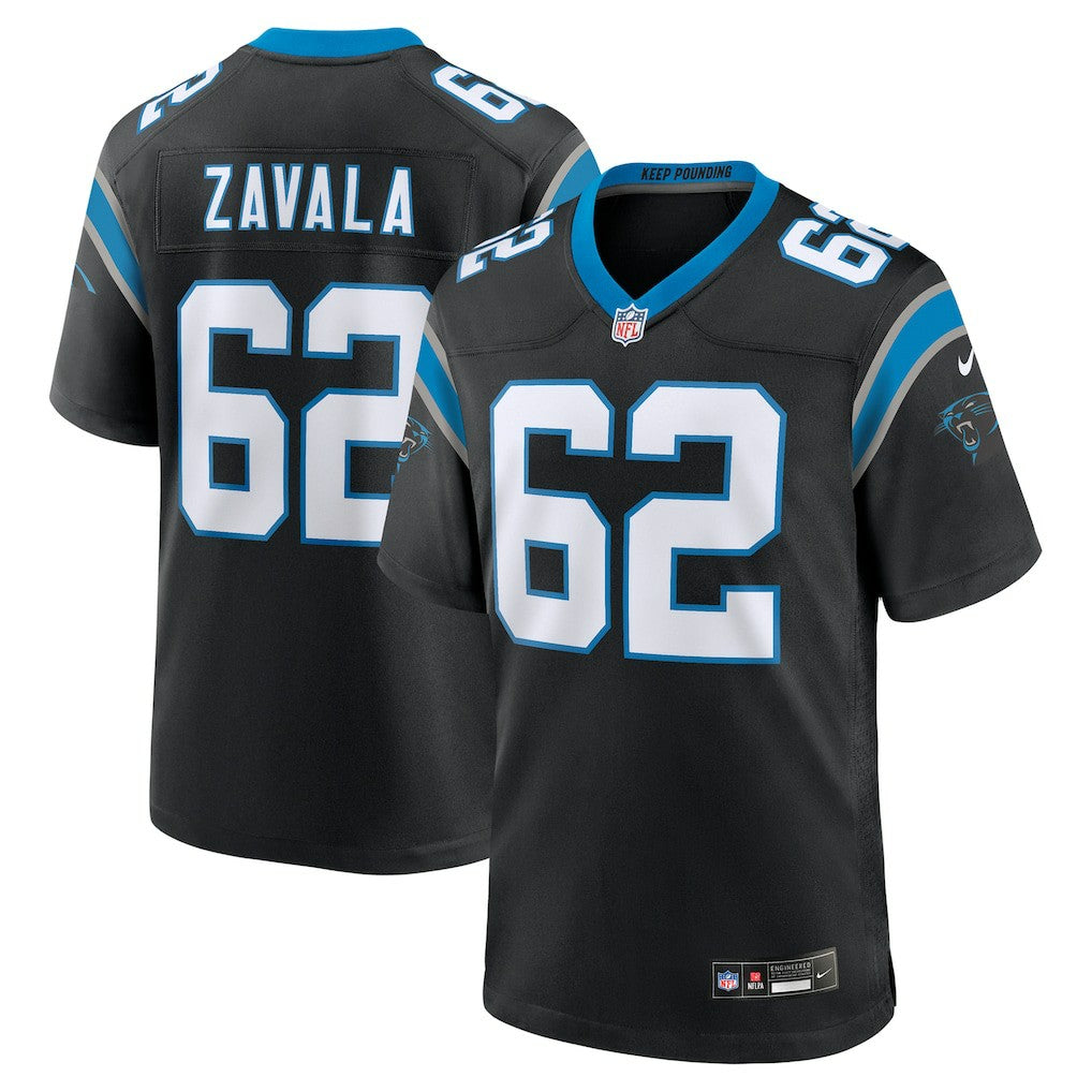 Chandler Zavala Carolina Panthers Game Jersey - Black cheap
