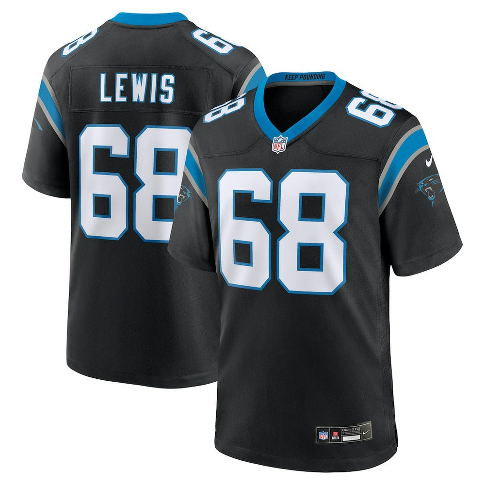 Damien Lewis Carolina Panthers Game Jersey - Black online