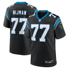Yosh Nijman Carolina Panthers Game Jersey - Black for sale