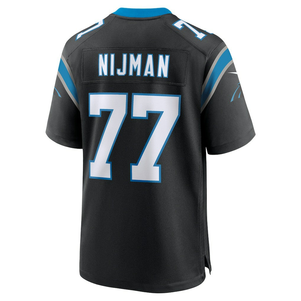 Yosh Nijman Carolina Panthers Game Jersey - Black for sale