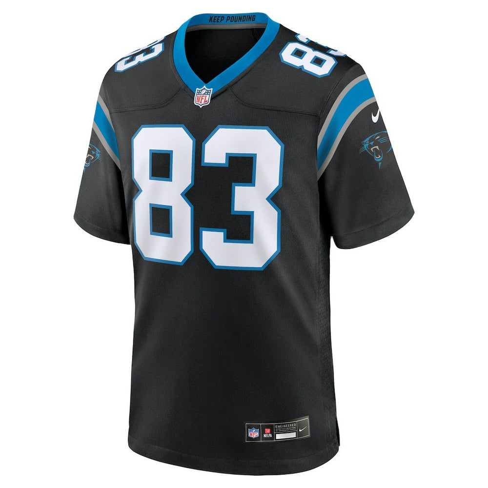 David Moore Carolina Panthers Game Jersey - Black sale