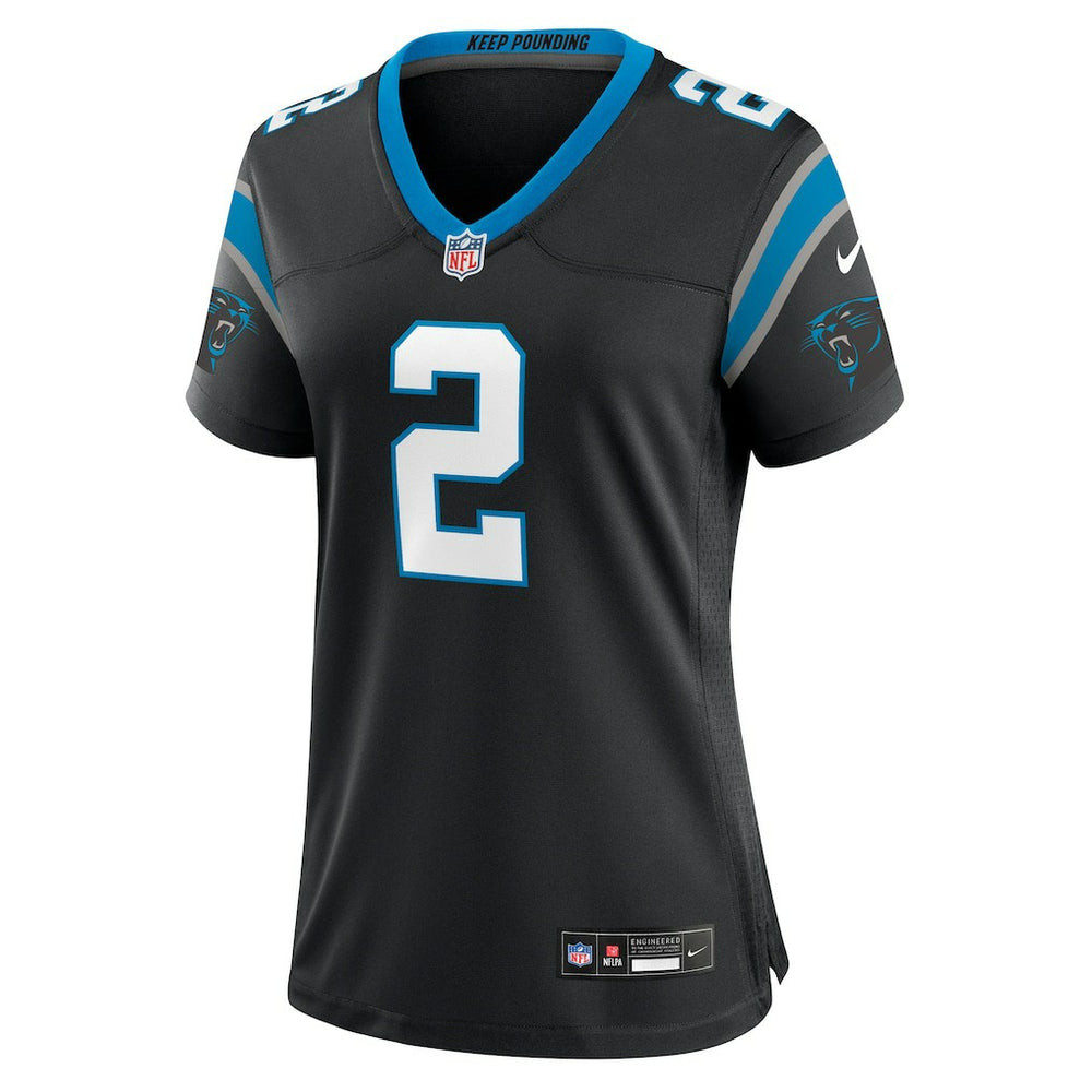 Mike Jackson Carolina Panthers Women's Game Jersey - Black on sale