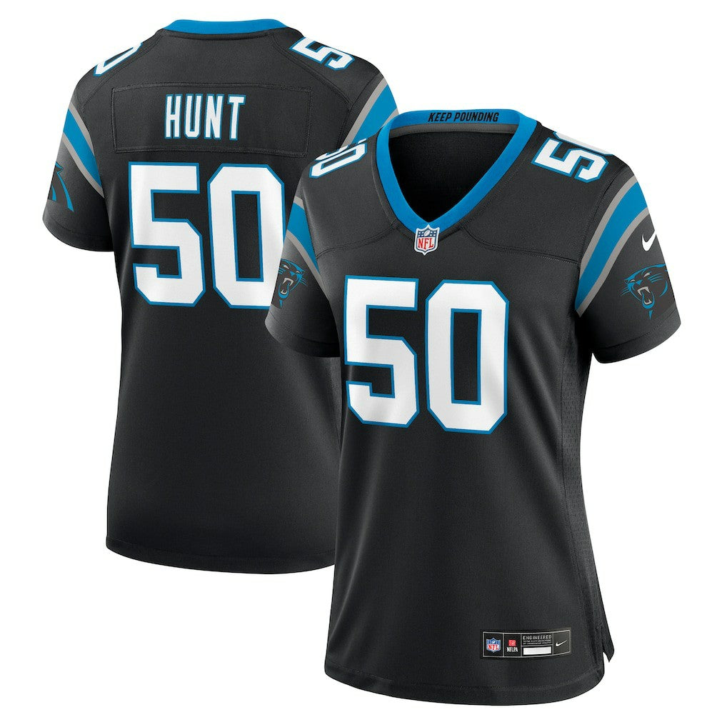 Robert Hunt Carolina Panthers Women's Game Jersey - Black for sale