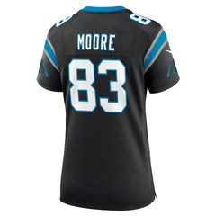 David Moore Carolina Panthers Women's Game Jersey - Black on sale