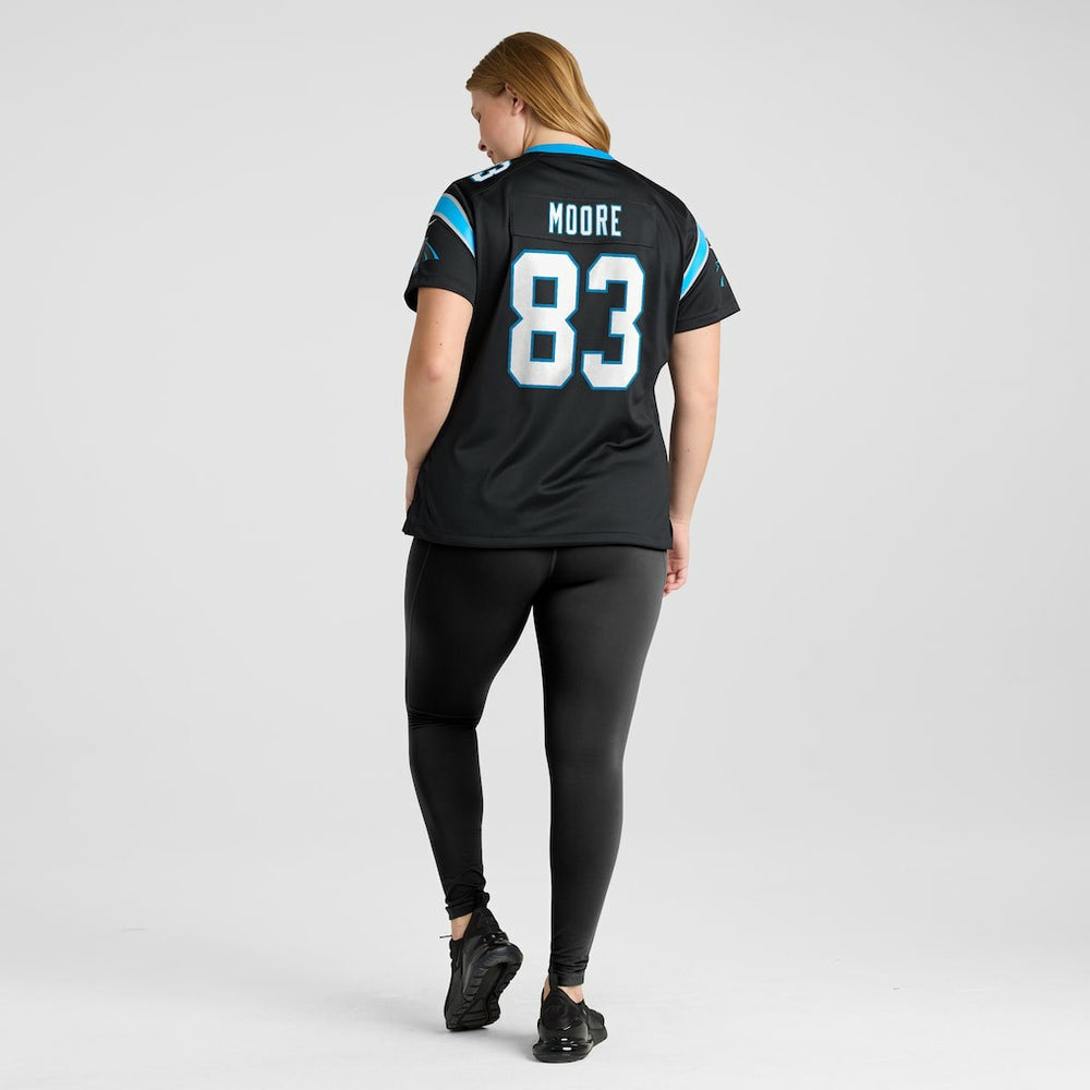 David Moore Carolina Panthers Women's Game Jersey - Black on sale