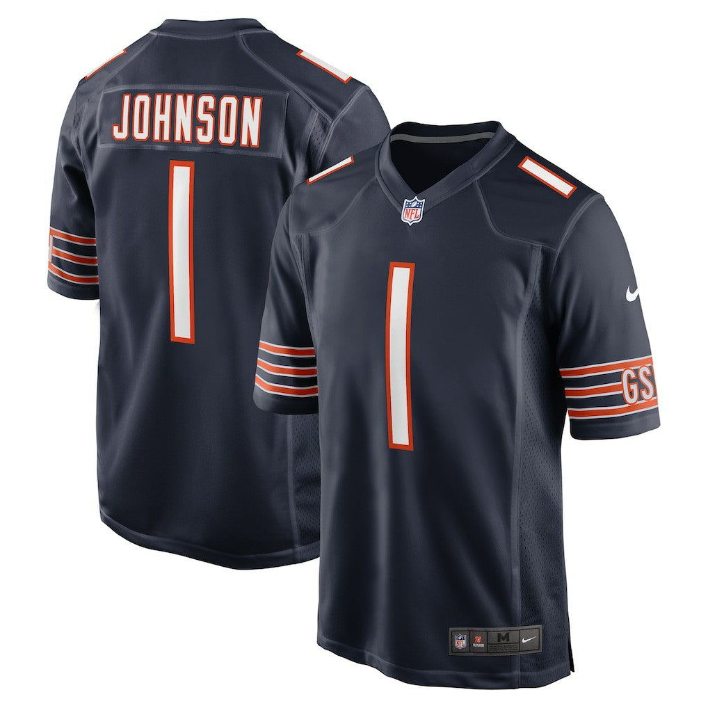 Jaylon Johnson Chicago Bears Game Jersey - Navy sale