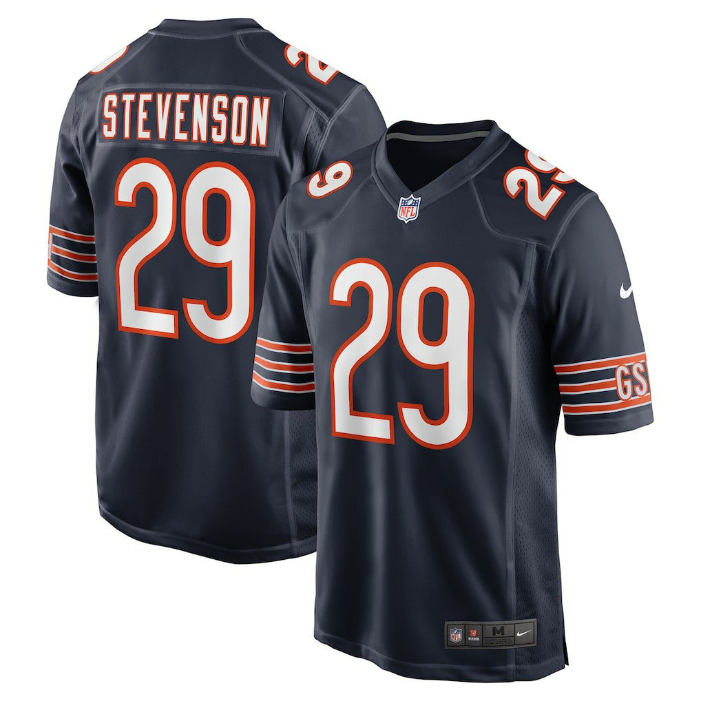 Tyrique Stevenson Chicago Bears Game Jersey - Navy cheap