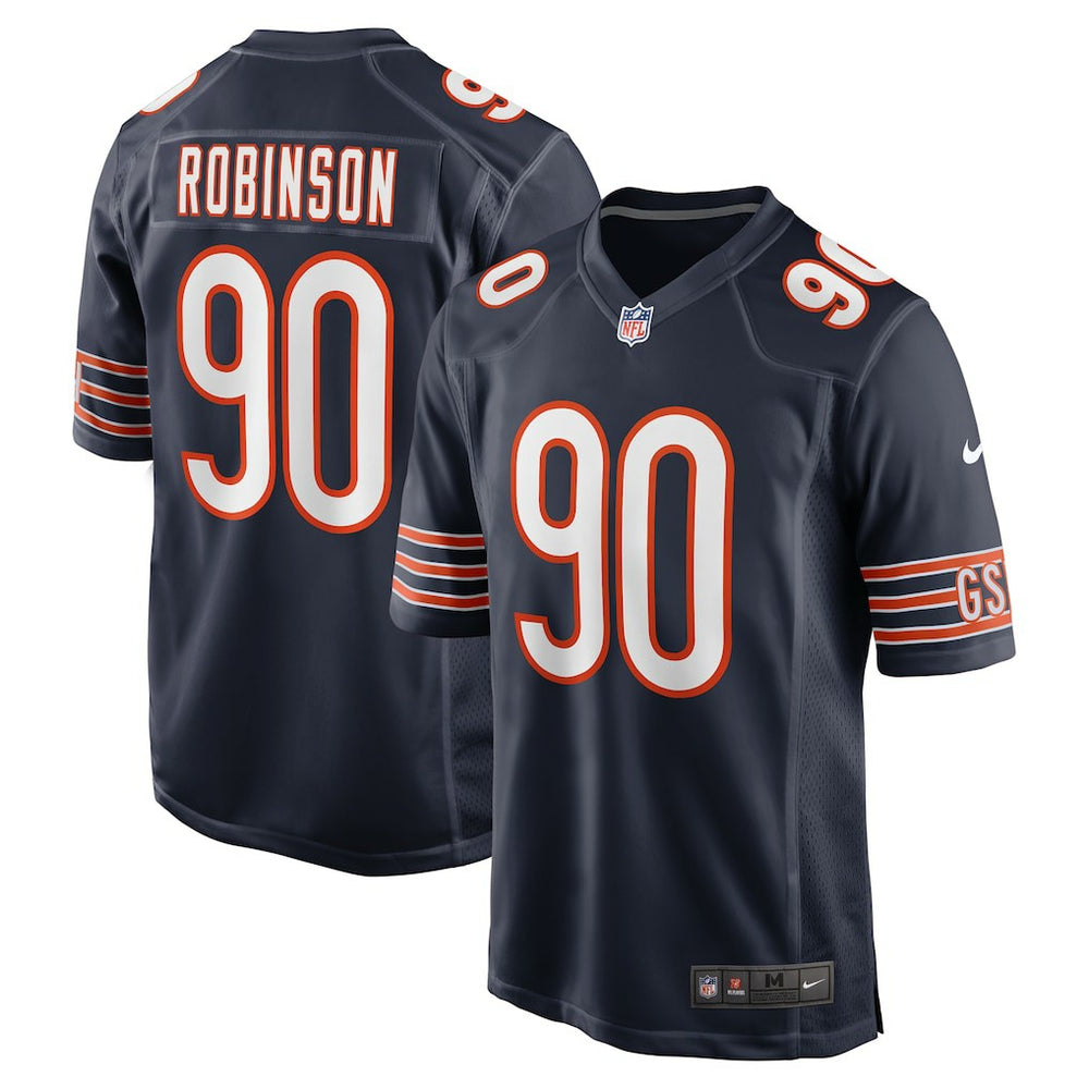 Dominique Robinson Chicago Bears Game Jersey - Navy on sale