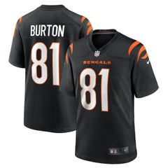 Jermaine Burton Cincinnati Bengals Game Jersey - Black sale