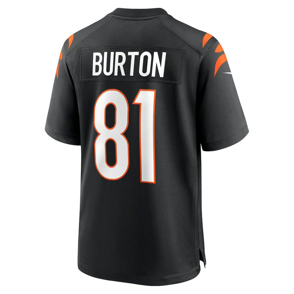 Jermaine Burton Cincinnati Bengals Game Jersey - Black sale