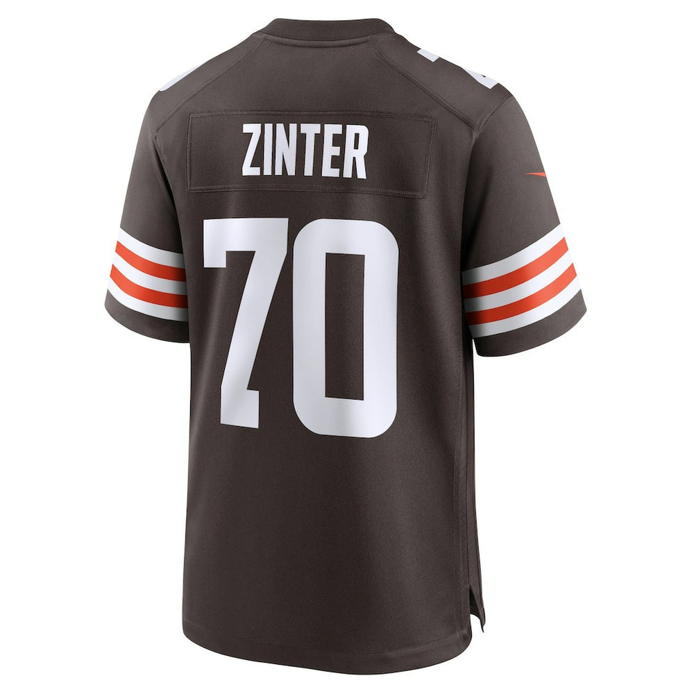Zak Zinter Cleveland Browns Team Game Jersey - Brown outlet