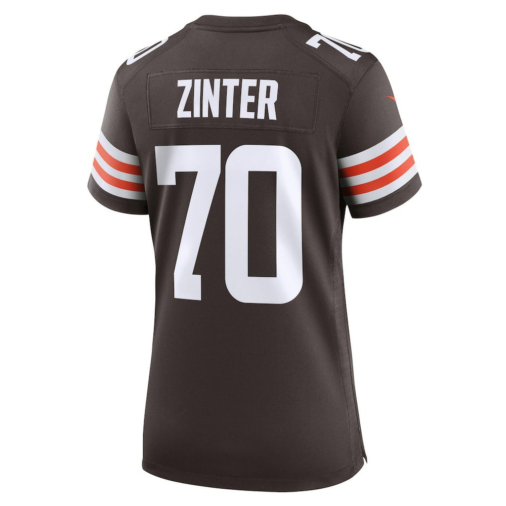 Zak Zinter Cleveland Browns Women's Game Jersey - Brown cheap