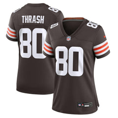 Jamari Thrash Cleveland Browns Women's Game Jersey - Brown online