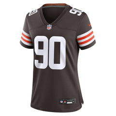 Maurice Hurst II Cleveland Browns Women's Game Jersey - Brown on sale