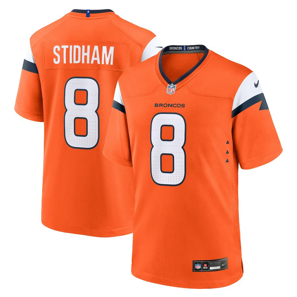 Jarrett Stidham Denver Broncos Team Game Jersey - Orange on sale