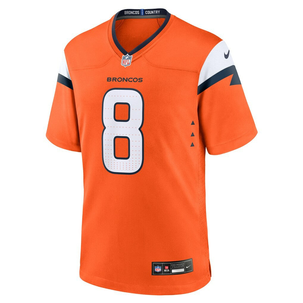 Jarrett Stidham Denver Broncos Team Game Jersey - Orange on sale