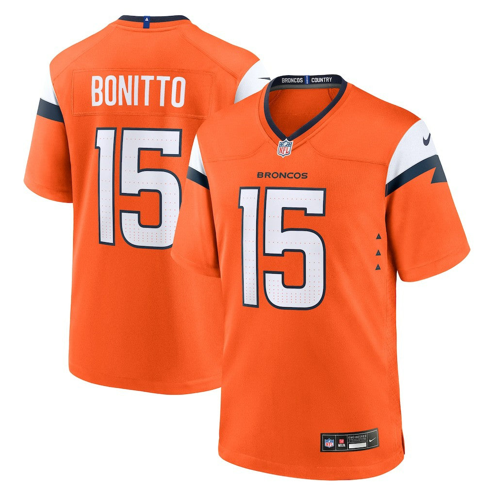 Nik Bonitto Denver Broncos Team Game Jersey - Orange cheap