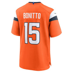 Nik Bonitto Denver Broncos Team Game Jersey - Orange cheap
