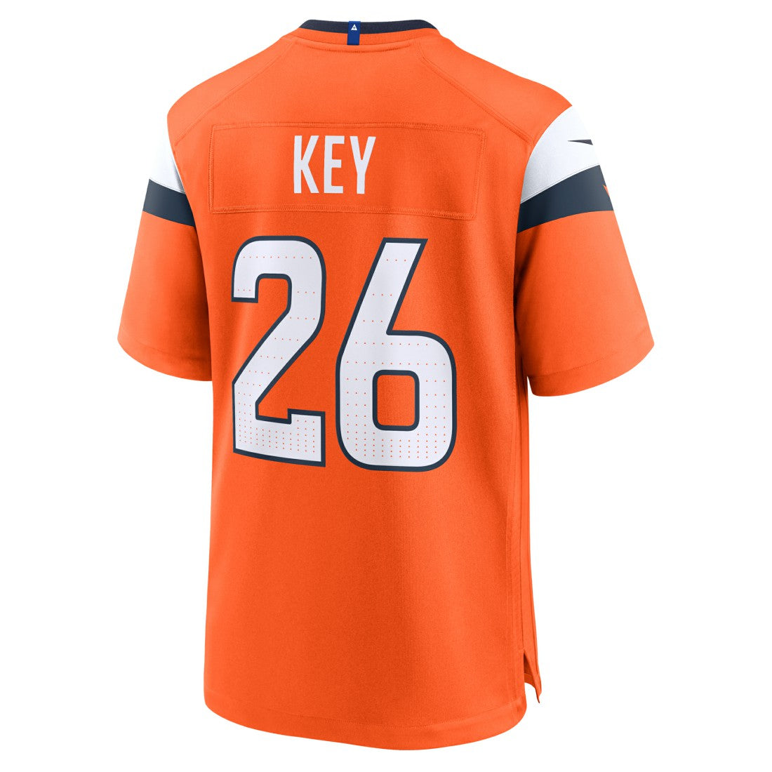 Devon Key Denver Broncos Team Game Jersey - Orange sale