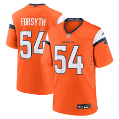 Alex Forsyth Denver Broncos Team Game Jersey - Orange sale