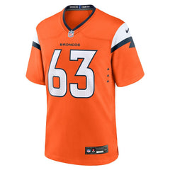 Alex Palczewski Denver Broncos Team Game Jersey - Orange for sale