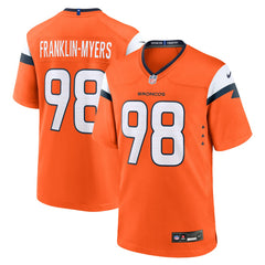John Franklin-Myers Denver Broncos Team Game Jersey - Orange outlet