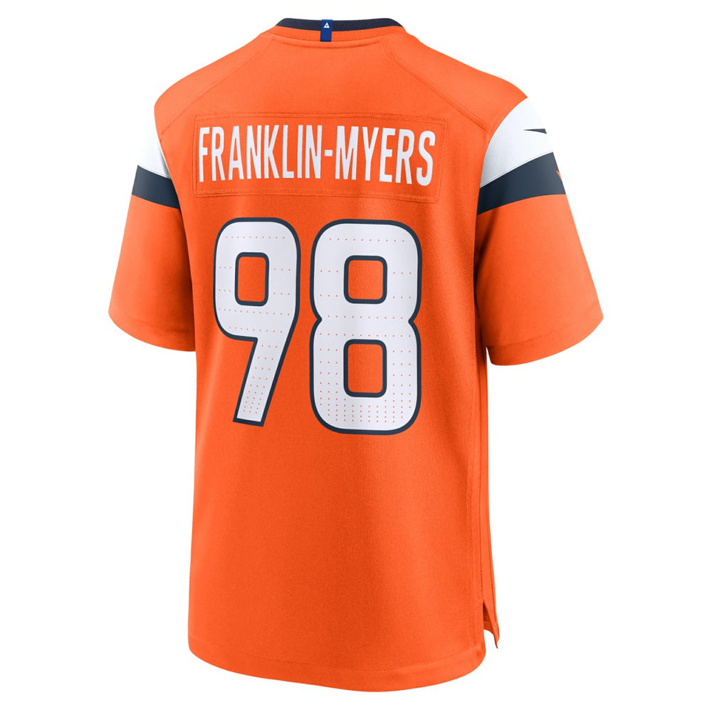 John Franklin-Myers Denver Broncos Team Game Jersey - Orange outlet