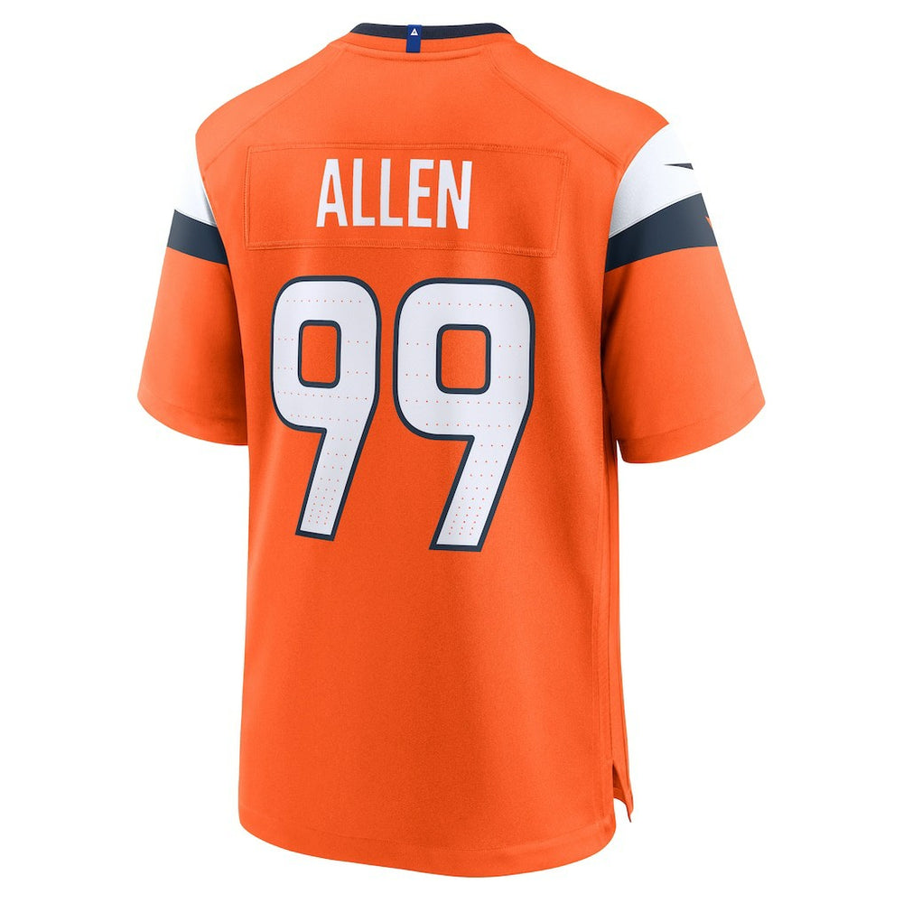Zach Allen Denver Broncos Team Game Jersey - Orange online