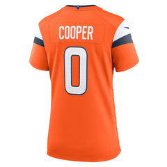 Jonathon Cooper Denver Broncos Women's Team Game Jersey - Orange cheap