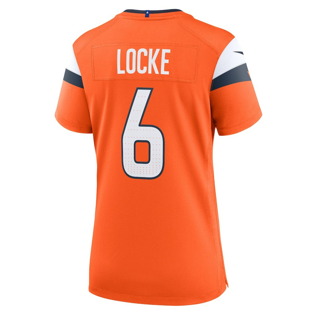 P.J. Locke Denver Broncos Women's Team Game Jersey - Orange sale
