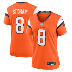 Jarrett Stidham Denver Broncos Women's Team Game Jersey - Orange on sale