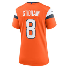 Jarrett Stidham Denver Broncos Women's Team Game Jersey - Orange on sale
