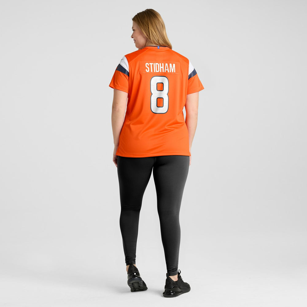 Jarrett Stidham Denver Broncos Women's Team Game Jersey - Orange on sale