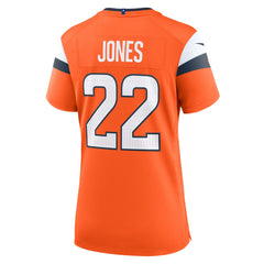 Brandon Jones Denver Broncos Women's Team Game Jersey - Orange online