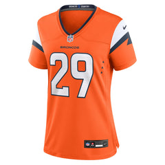 Ja'Quan McMillian Denver Broncos Women's Team Game Jersey - Orange sale