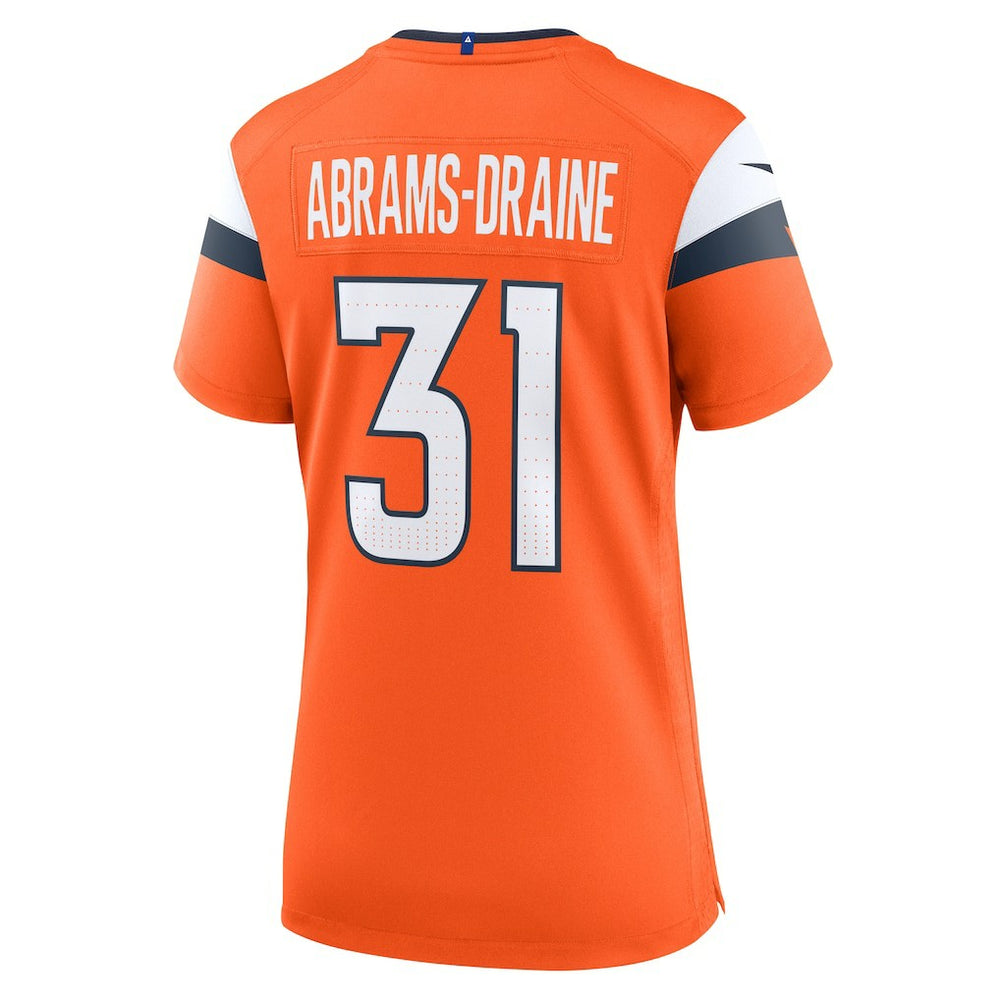 Kris Abrams-Draine Denver Broncos Women's Team Game Jersey - Orange discount