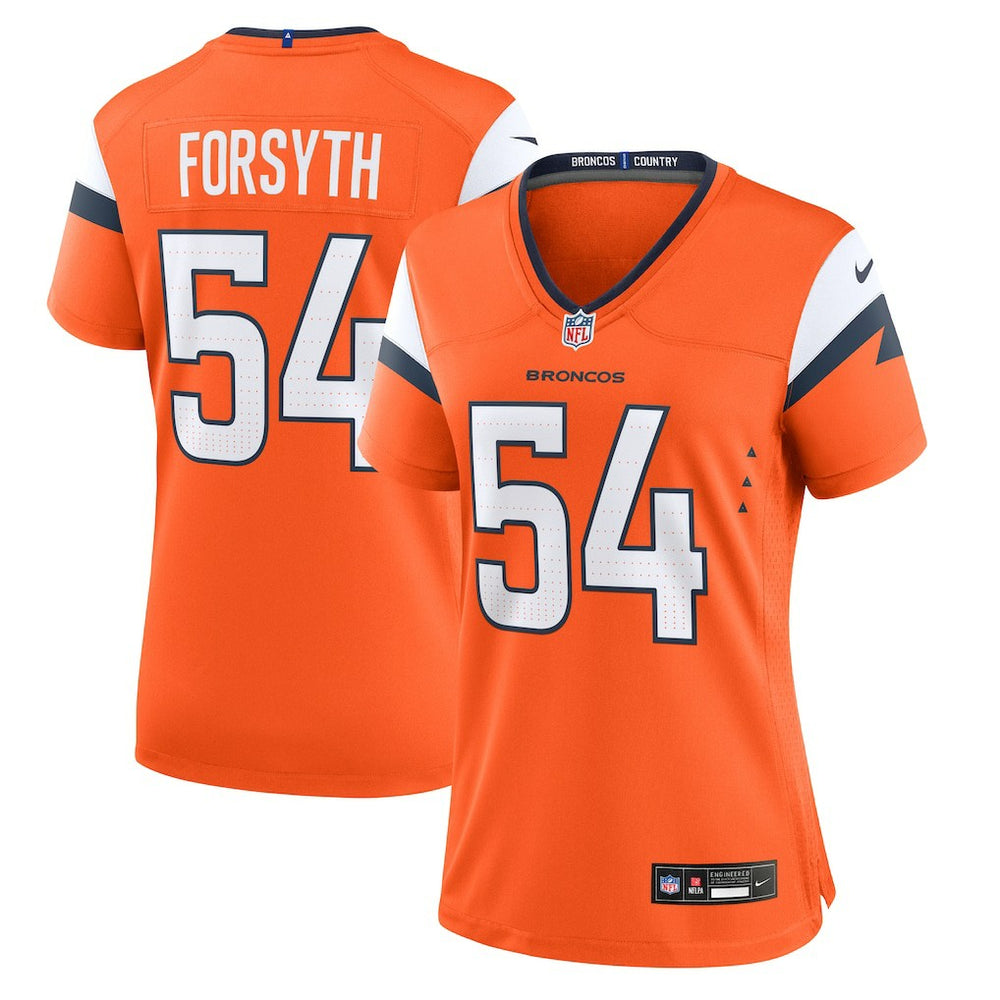 Alex Forsyth Denver Broncos Women's Team Game Jersey - Orange outlet