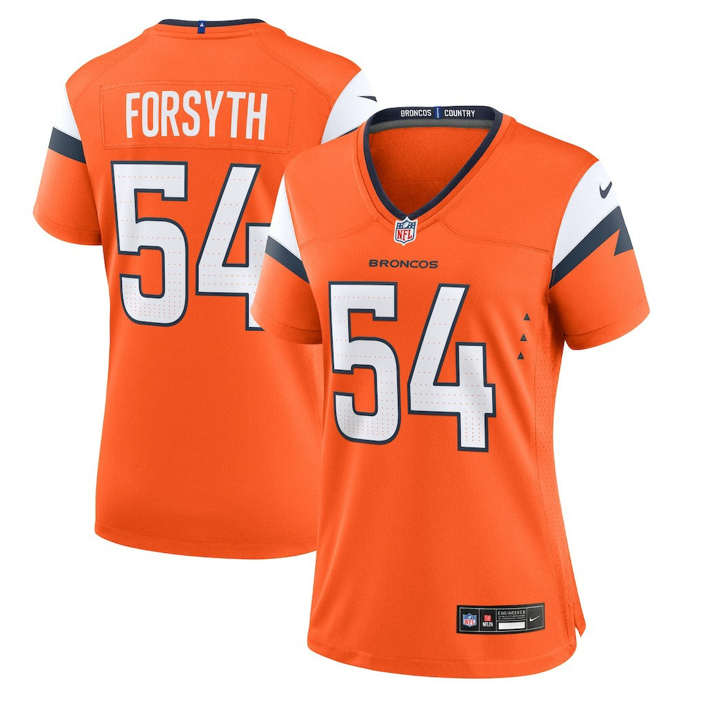 Alex Forsyth Denver Broncos Women's Team Game Jersey - Orange outlet