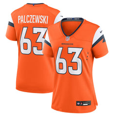 Alex Palczewski Denver Broncos Women's Team Game Jersey - Orange sale