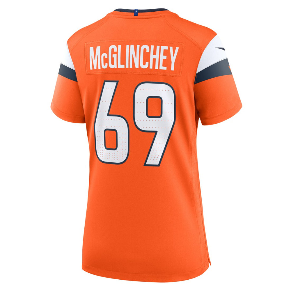 Mike McGlinchey Denver Broncos Women's Team Game Jersey - Orange discount