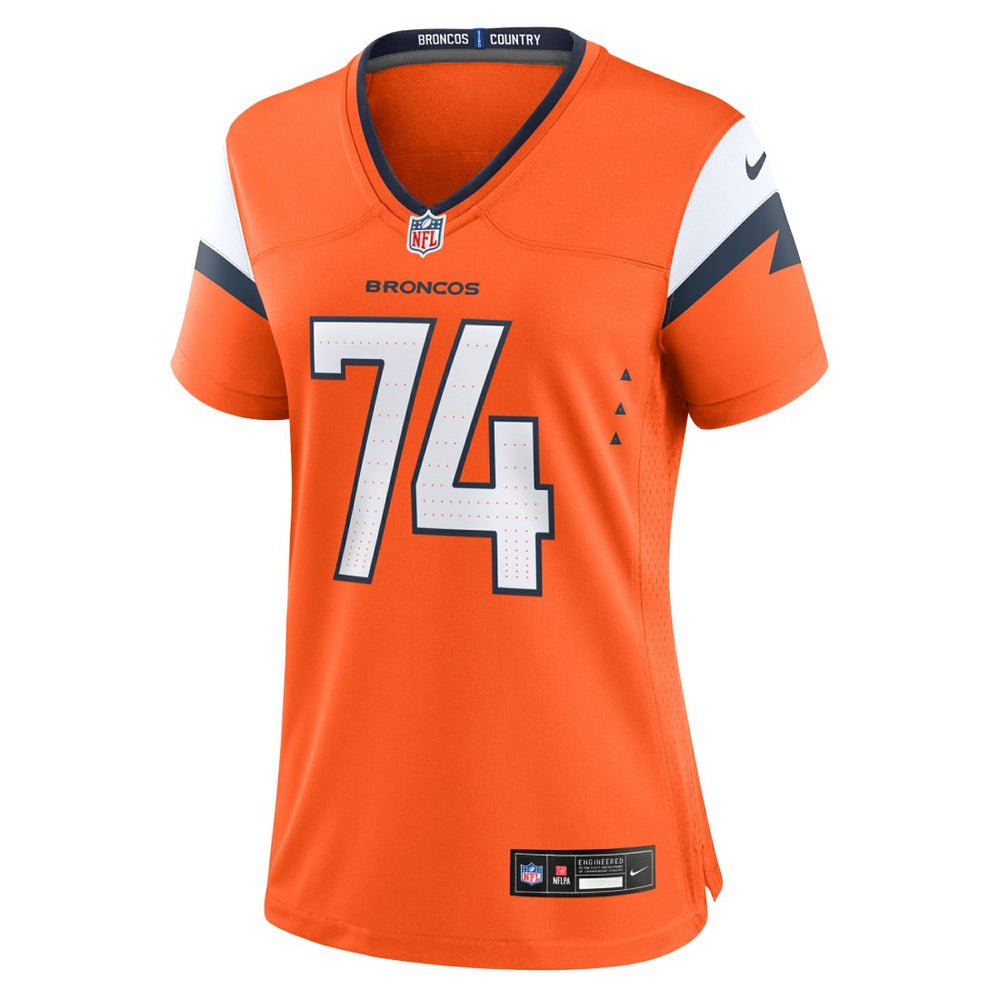 Ben Powers Denver Broncos Women's Team Game Jersey - Orange cheap