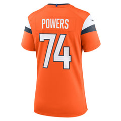 Ben Powers Denver Broncos Women's Team Game Jersey - Orange cheap