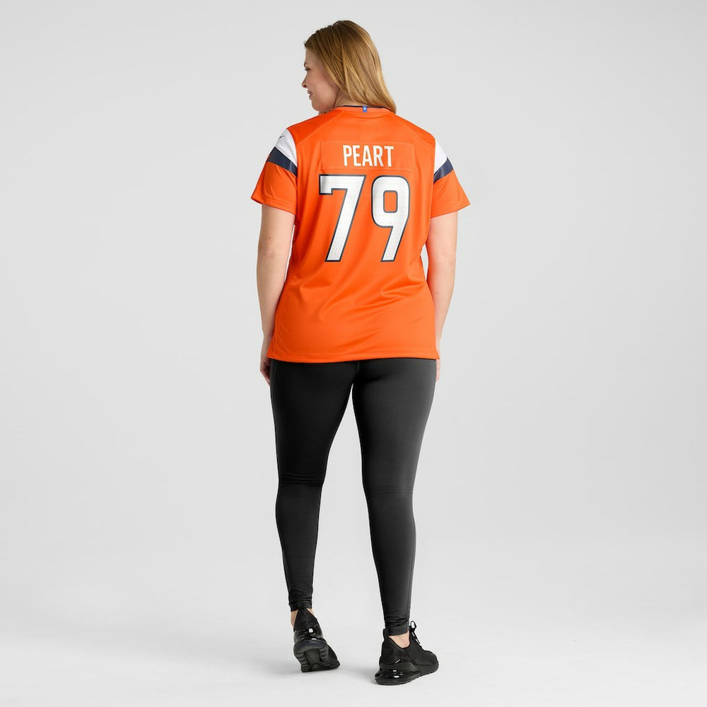 Matt Peart Denver Broncos Women's Team Game Jersey - Orange for sale