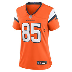 Lucas Krull Denver Broncos Women's Team Game Jersey - Orange on sale