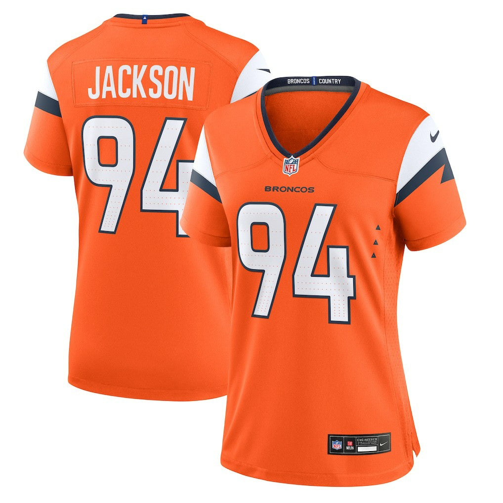 Jordan Jackson Denver Broncos Women's Team Game Jersey - Orange on sale
